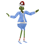 The Grinch Winter Wear with Red Hat